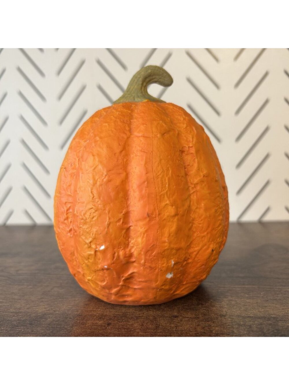K’s Collection Pumpkin Face Ceramic Decoration Vintage Halloween 5" - Picture 4 of 7
